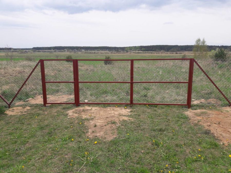 Забор из сетки рабицы 280м с воротами и калиткой фото6 в Мариуполе